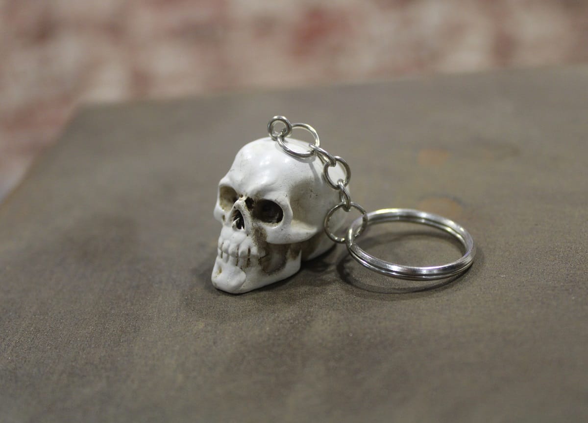 Mini Skull Keyring – Skull Fuzz